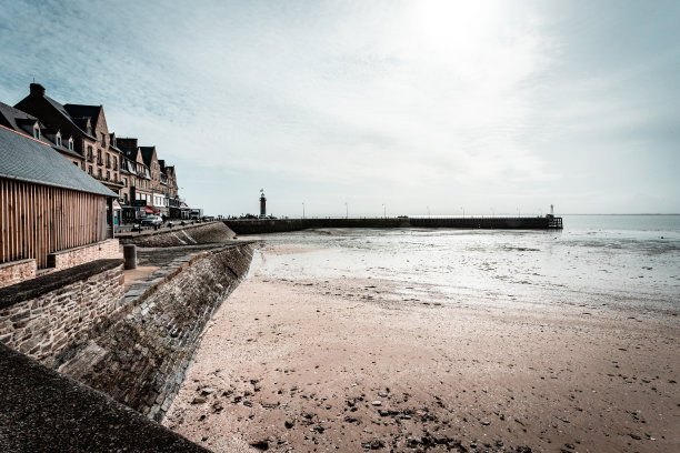 布列塔尼的Cancale镇。法国3图片下载