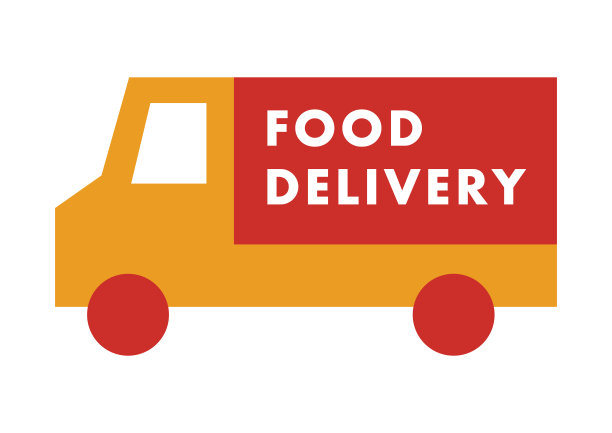 送餐车图标插图图片下载
