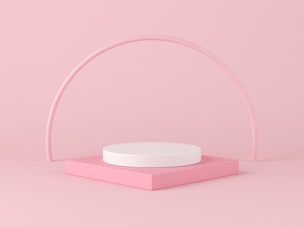 抽象的背景。模拟产品展示场景。三维渲染图片下载