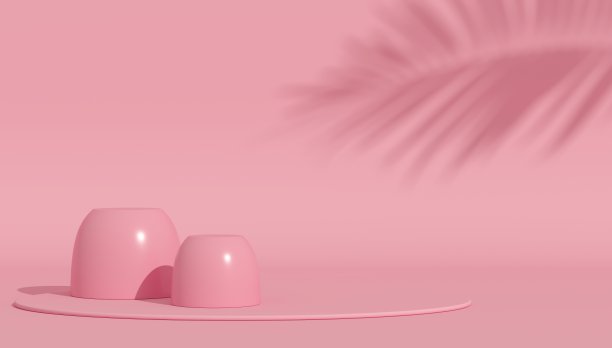 抽象的背景。模拟产品展示场景。三维渲染图片下载