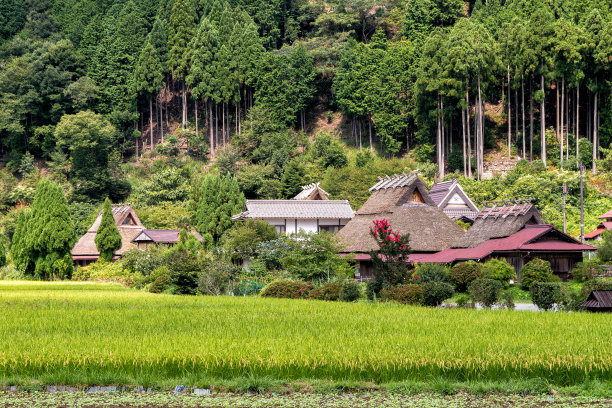 日本京都农村地区的Miyama区图片下载