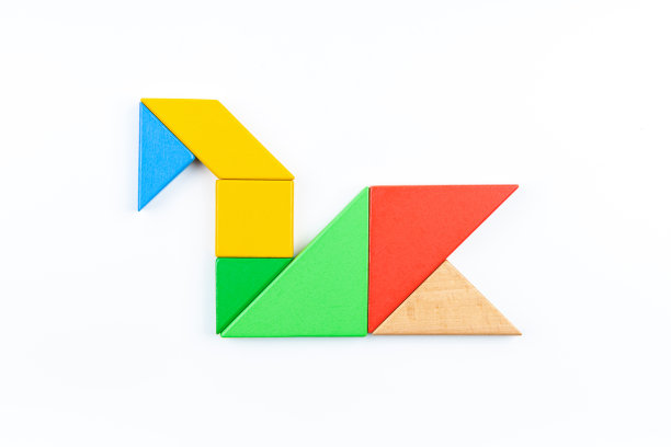 七巧板天鹅图片下载