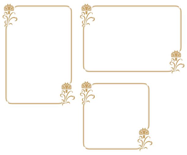 装饰框架与康乃馨主题。改变尺寸的框架相同设计的框架适合a4尺寸的纸张。图片下载