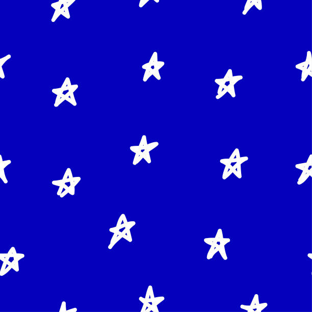 抽象无缝图案背景。蓝色和白色样品用于设计包装纸，墙纸，包或服装纺织品等。图片下载