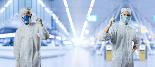 科学家医生与物联网未来技术基因组病毒感染疫苗研究，3D渲染物联网未来虚拟全息图智能数字医疗保健治疗。图片下载