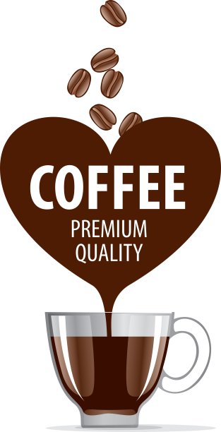 标志喝咖啡图片下载