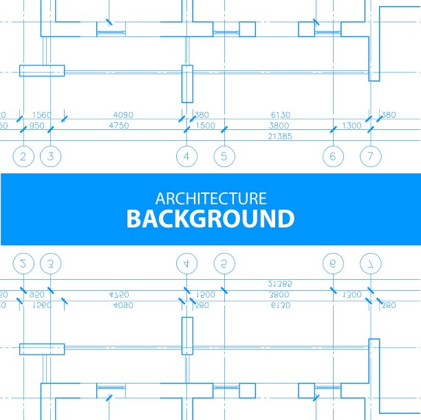 架构反映蓝图背景图片下载