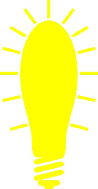 灯泡黄色图片下载