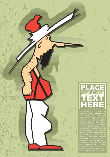 戴帽子的美国牛仔图片下载