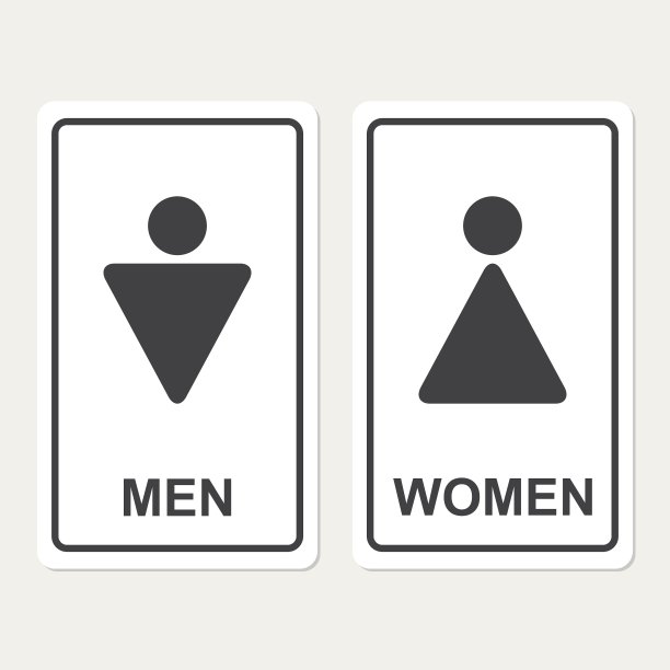 男女洗手间图标图片下载