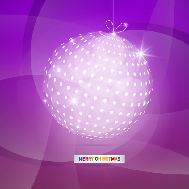 紫罗兰抽象圣诞快乐背景图片下载