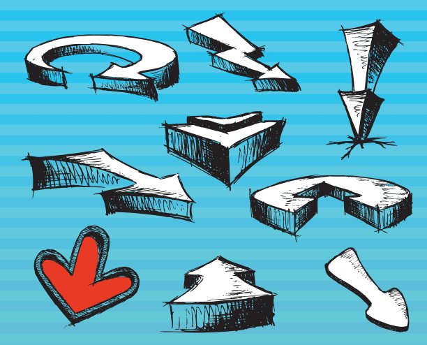 几支笔溺箭图片下载