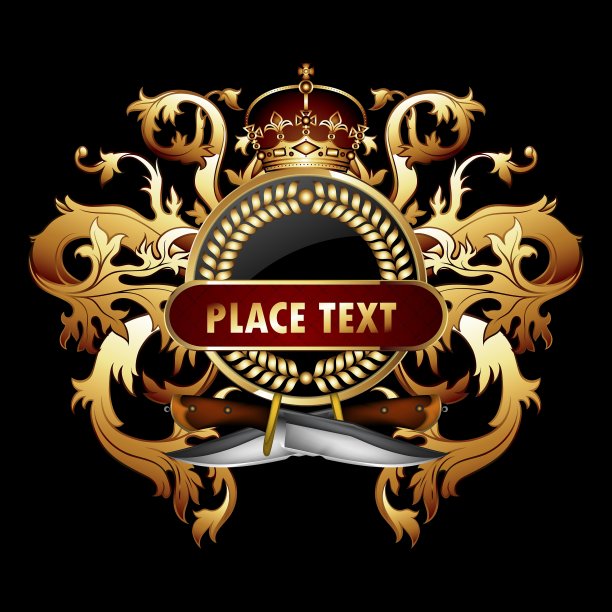 华丽的框架与手臂图片下载