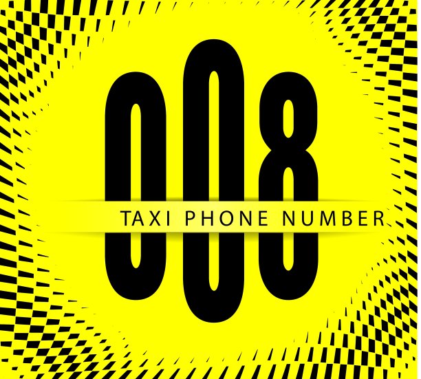 名片的出租车图片下载