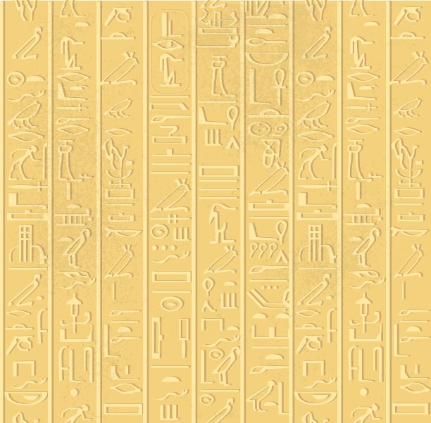 无缝模式的埃及象形文字图片下载