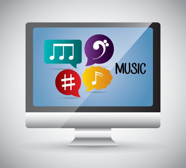 音乐与科技设计图片下载