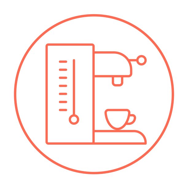 咖啡机系列图标图片下载