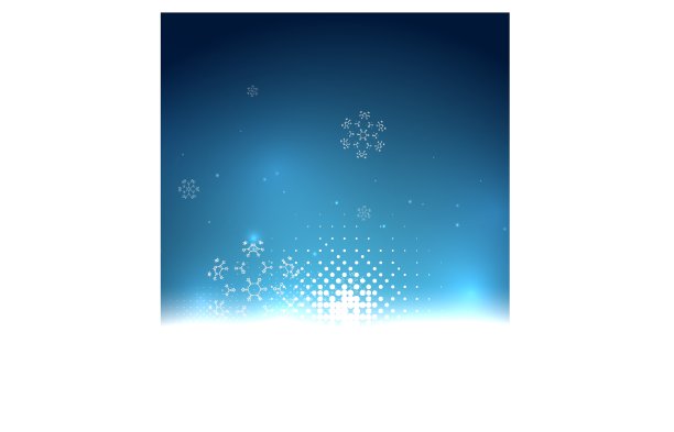 蓝色的魔法天空和雪花冬天的背景图片下载