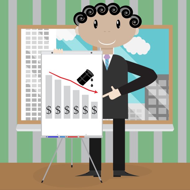 人呈现油跌危机图片下载