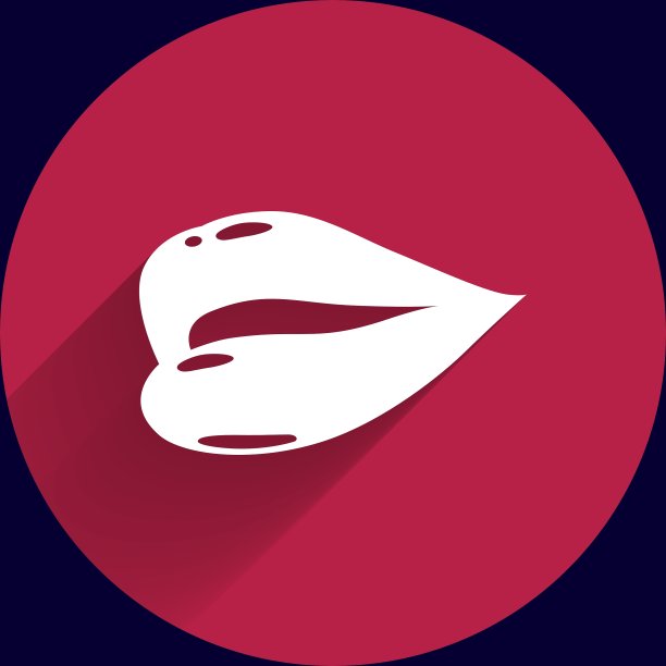 亲吻双唇的口红象征着人们的激情图片下载