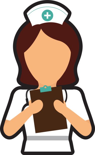 护士图标医疗保健设计图片下载