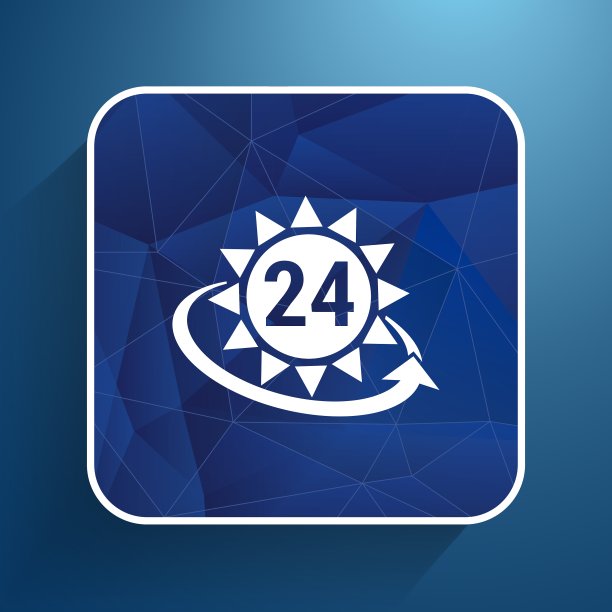 时钟在黄色的太阳太阳日图片下载