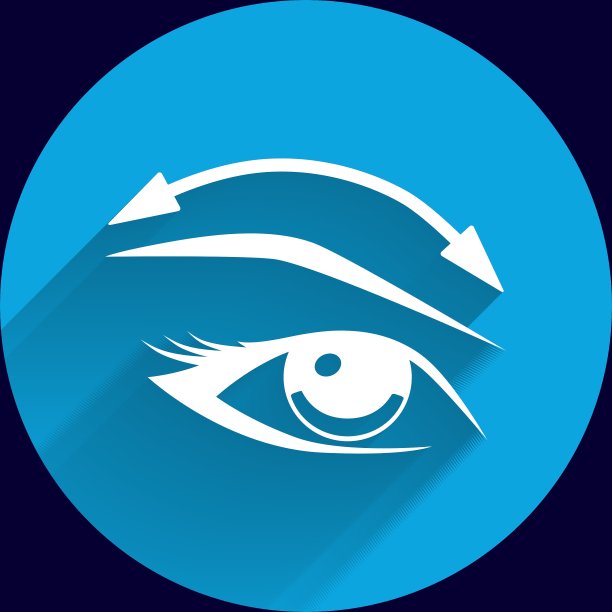 睫毛和眉毛睫毛眼睛图标化妆图片下载