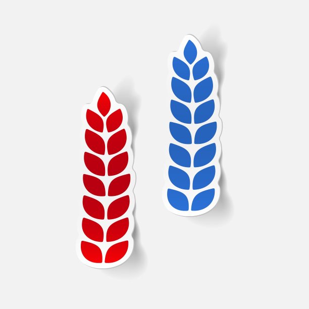 小麦穗的写实设计元素图片下载