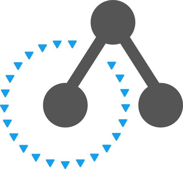 分子结构分析，扁平符号图片下载