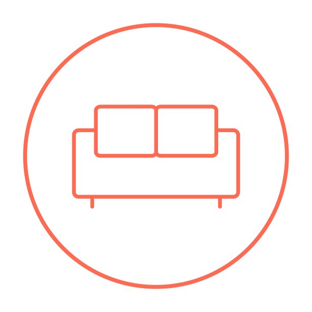 沙发一行图标图片下载