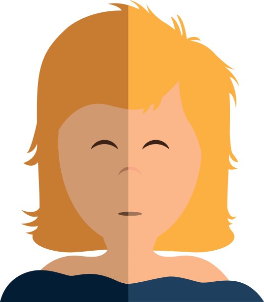 女孩睡觉图标休息和睡眠设计图片下载