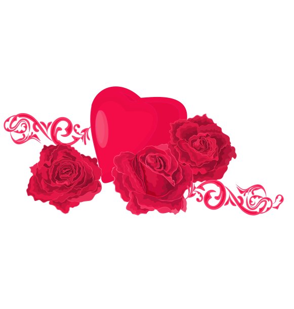 美丽的玫瑰装饰图片下载