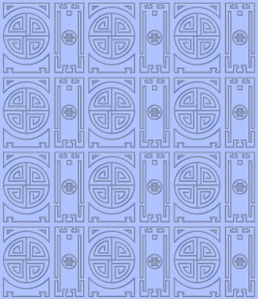 蓝色几何图片下载