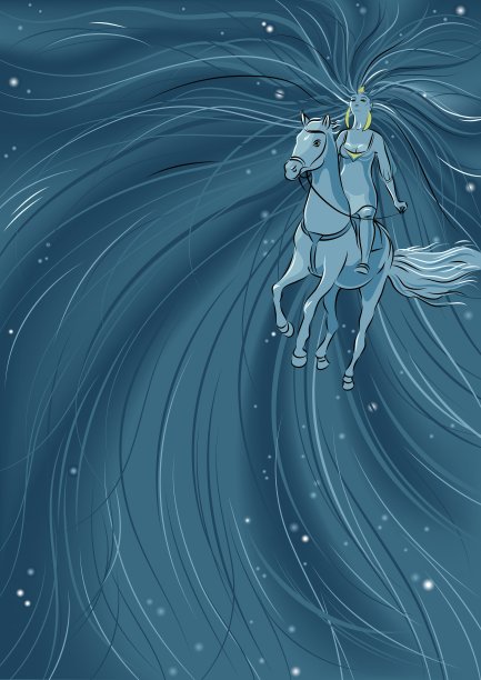 女人骑着马图片下载