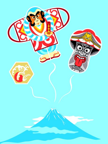 日本风筝图片下载