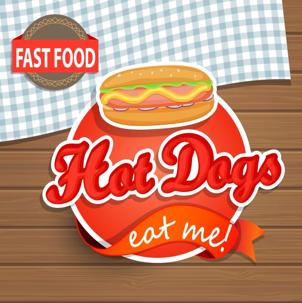 热狗的概念图片下载