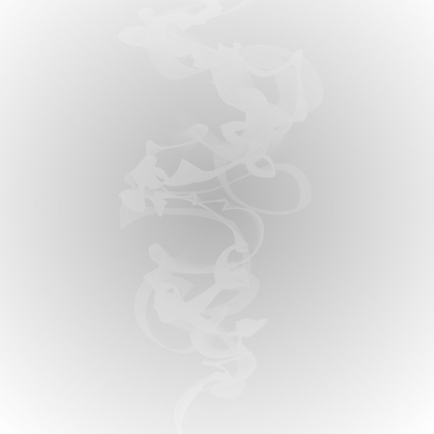 灰色背景上的白烟图片下载