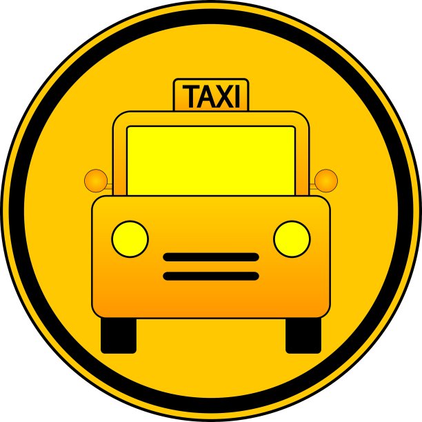 出租车汽车图标图片下载