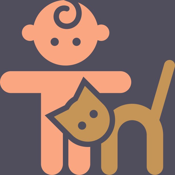 孩子的活动图标图片下载