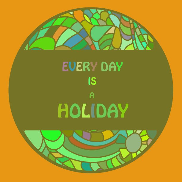 可爱的卡片模板在蓝色的时尚图片下载