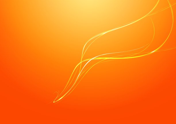 抽象线条橙色背景图片下载