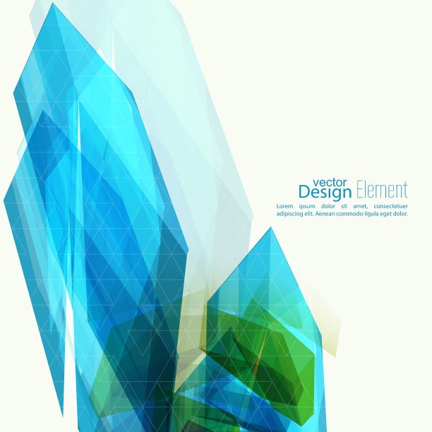 抽象背景与彩色晶体图片下载