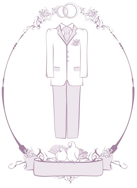 新郎结婚套装图片下载