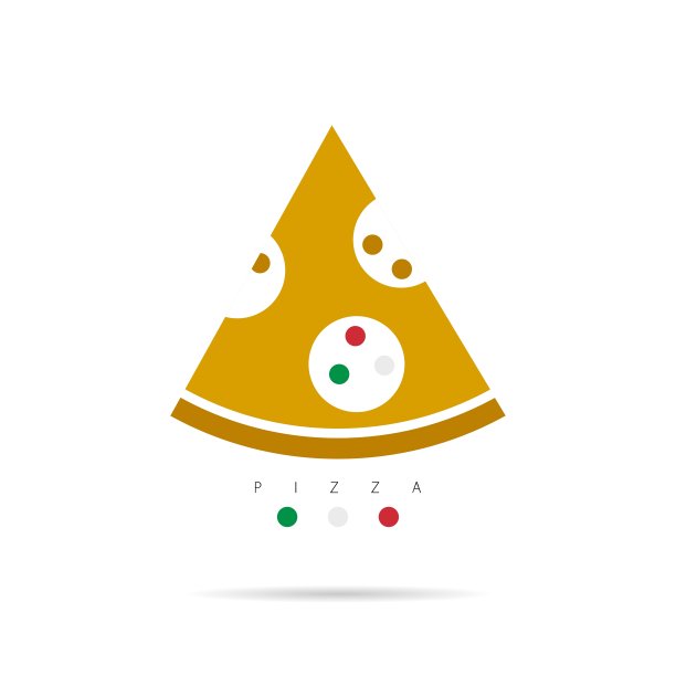 披萨片的颜色图片下载