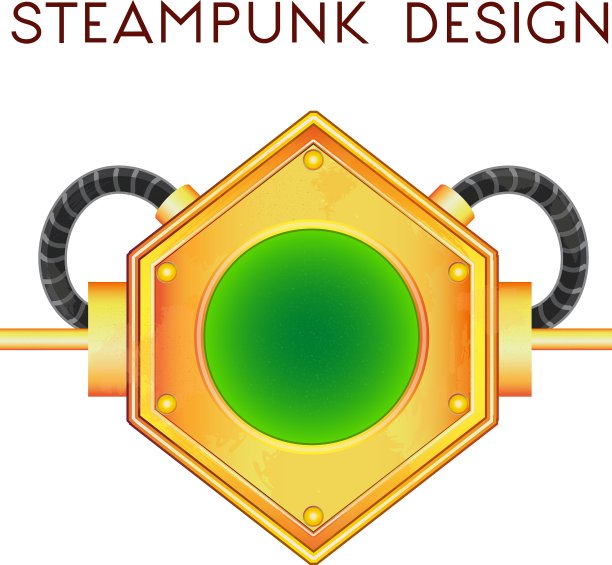 蒸汽朋克风格的元素图片下载