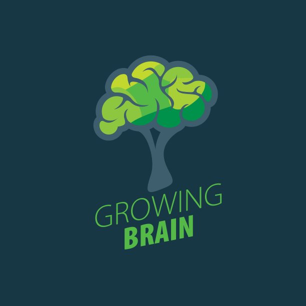 大脑的标志图片下载