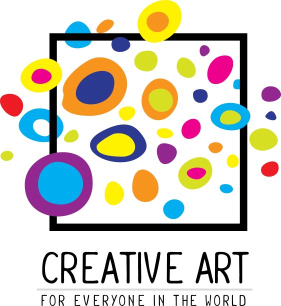 简单的黑色方形框架与彩色s图片下载