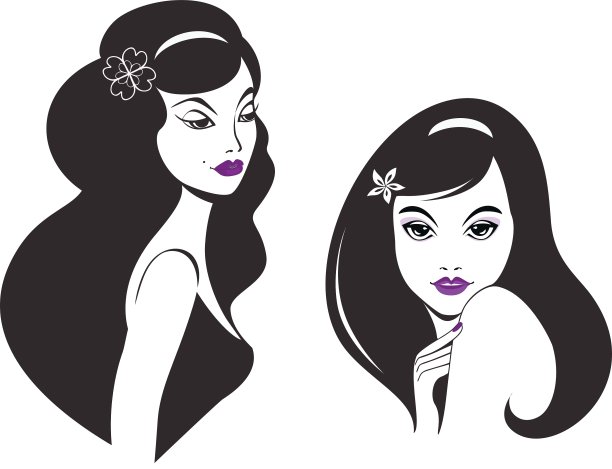 漂亮的女人图标图片下载