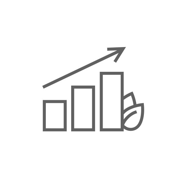 条形图与叶线图标图片下载