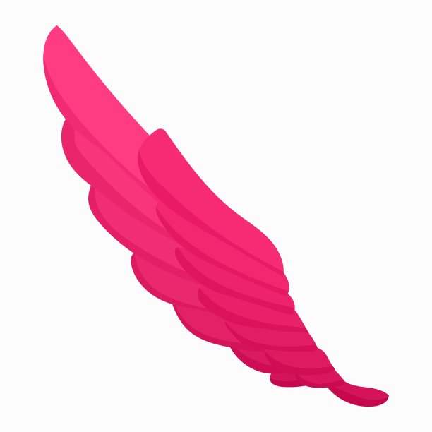 玫瑰翼图标卡通风格图片下载